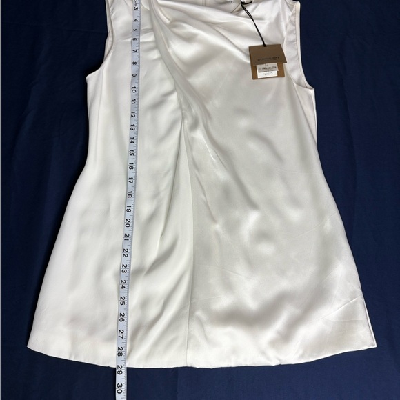 Burberry Cream Draped Front Blouse - Picture 5 of 8